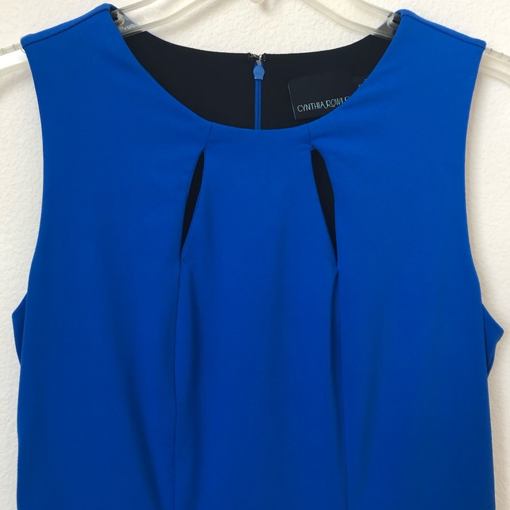 Cynthia Rowley blue sleeveless dress